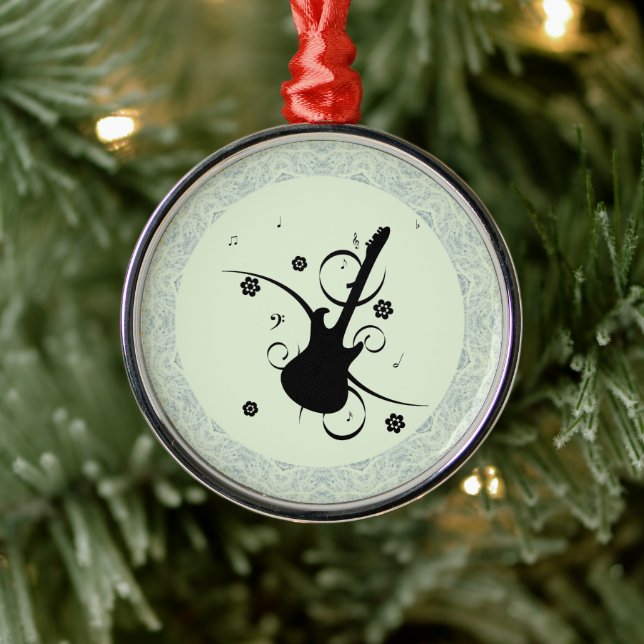 Ornamento de Guitar Metal (Árvore)