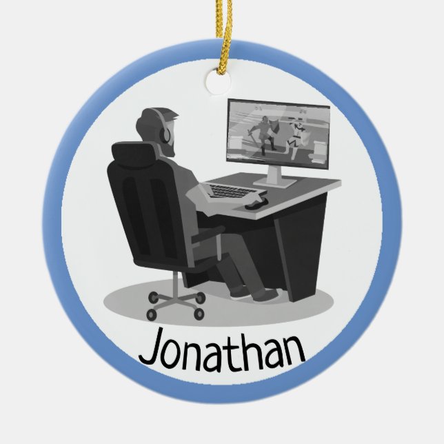 Ornamento de jogos de vídeo (Frente)