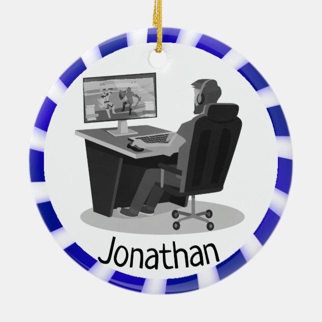 Ornamento de jogos de vídeo (Traseira)