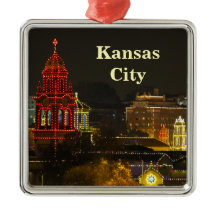 Ornamento de Kansas City Plaza Lights Metal