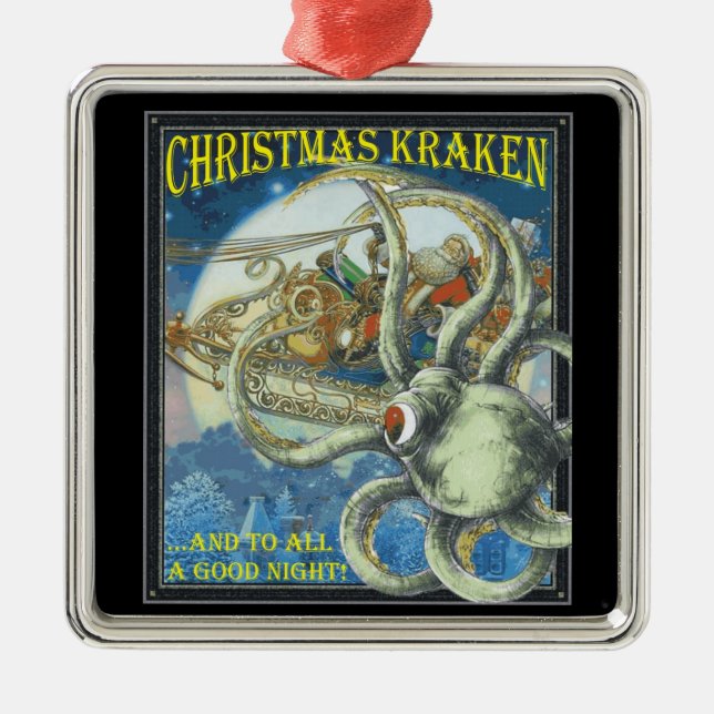 Ornamento de Kracken do Natal (Frente)