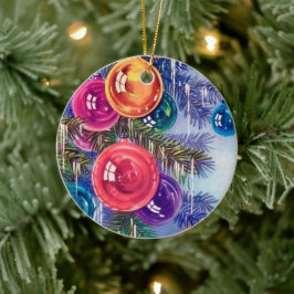 Ornamento de lâmpadas de natais vintages retrorref