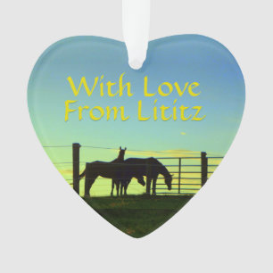 Ornamento de Lititz! Vida da fazenda! Personalize
