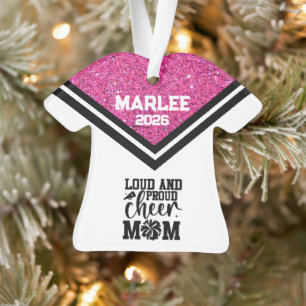 Ornamento de Mãe Personalizado Rosa e Preto