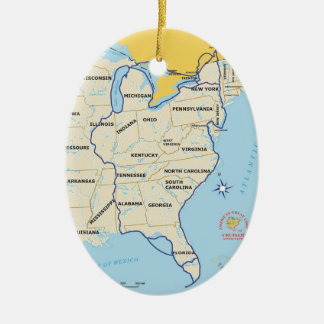 Ornamento de Mapa de Loop do excelente