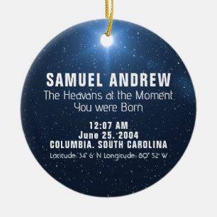 Ornamento de Mapa Estrela