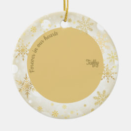 Ornamento de memorial de estimação de gato