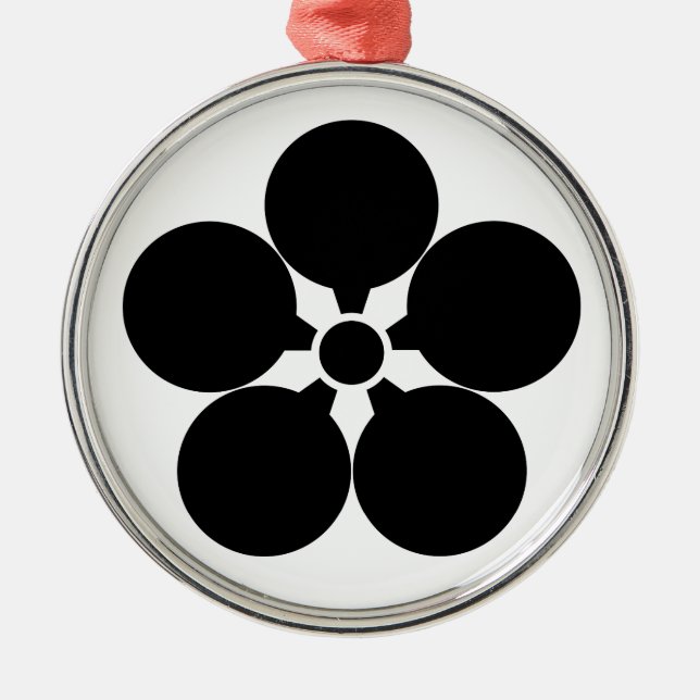 ORNAMENTO DE METAL 豊 後 梅 鉢 (Frente)