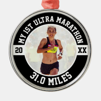 Ornamento De Metal 1º Maratona Ultra Primeiro Maratonista Corredor