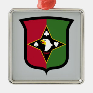 Ornamento De Metal 101st Brigada da sustentação