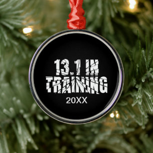 Ornamento De Metal 13.1 no treinamento de meia-maratona em execução d