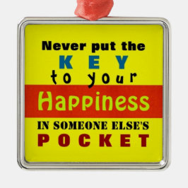 Ornamento De Metal 1 SIDED / A CHAVE - (Mais Opções)