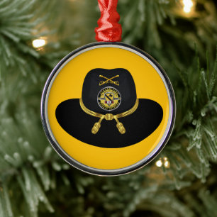Ornamento De Metal 1rua Divisão de Cavalaria no Afeganistão Natal