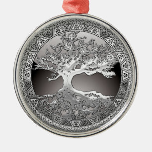 Ornamento De Metal [200] Celtic Tree of Life [Silver]