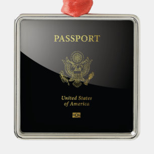 Ornamento De Metal [200] Cobrir Americano de Passaportes
