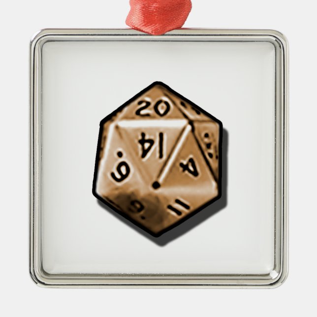 Ornamento De Metal 20 naturais (Frente)