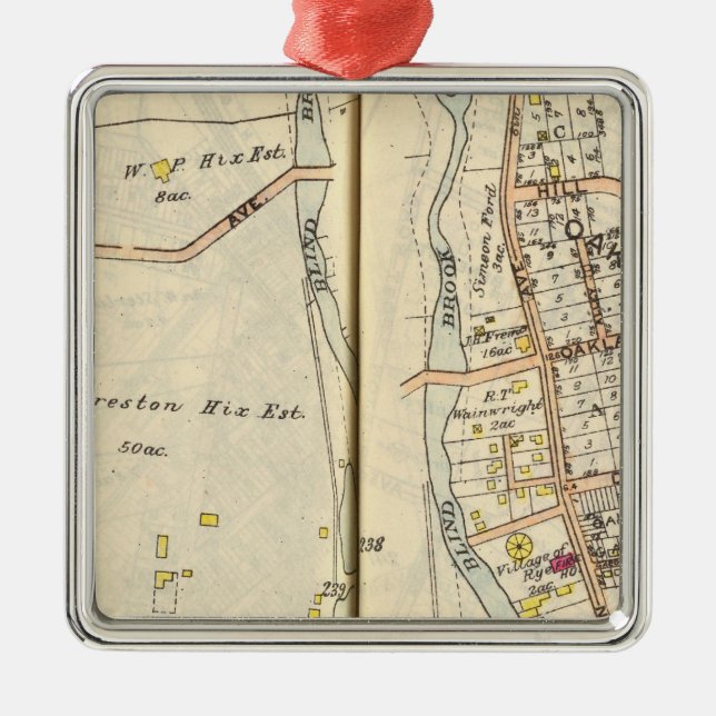 Ornamento De Metal 238239 Rye (Frente)