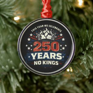 Ornamento De Metal 250 Anos Sem Reis Patriota