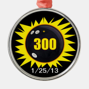 Ornamento De Metal 300 Jogo Perfeito em Boliches, com data,