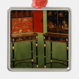 Ornamento De Metal 32: Dois armários do Chinoiserie, c.1770
