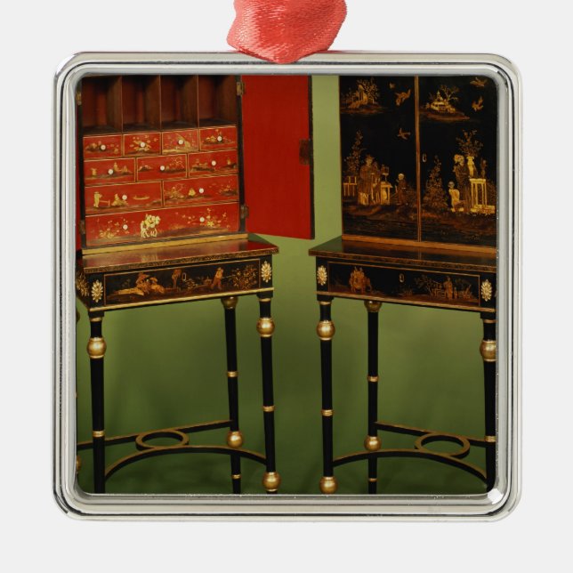 Ornamento De Metal 32: Dois armários do Chinoiserie, c.1770 (Frente)