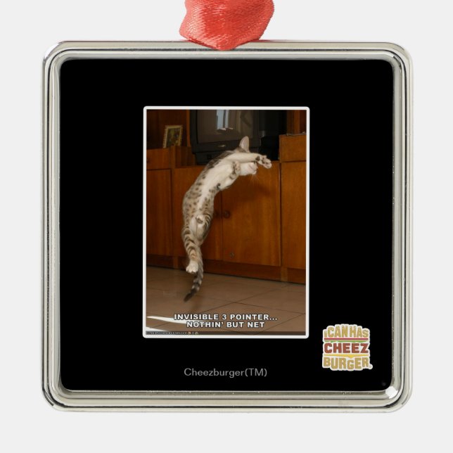 Ornamento De Metal 3 ponteiros invisíveis (Frente)