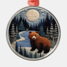 Ornamento De Metal 3D Carvões Paviais