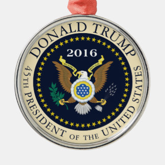 Ornamento De Metal 45th Presidente dos Estados Unidos
