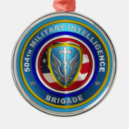 Ornamento De Metal 504ª Brigada de Informações Militares