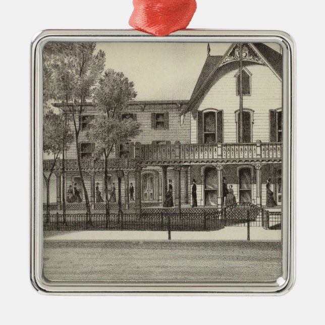 Ornamento De Metal 5 Avenue House, Ocean Beach, NJ (Frente)