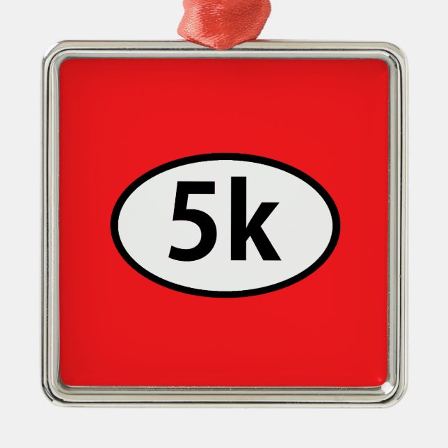 Ornamento De Metal 5k (Frente)