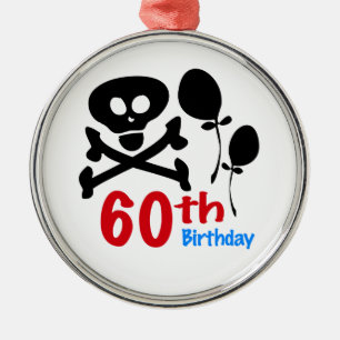 Ornamento De Metal 60. º Aniversário