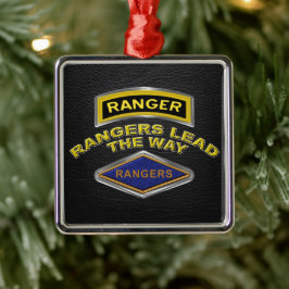 Ornamento De Metal 75º Regimento Ranger Natal