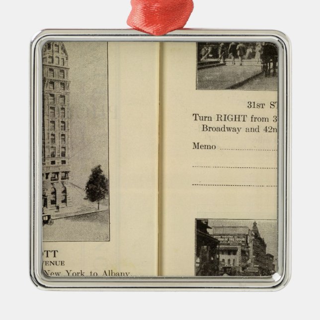 Ornamento De Metal 79496 Hotel Wolcott Broadway na 31ª e 42ª (Frente)