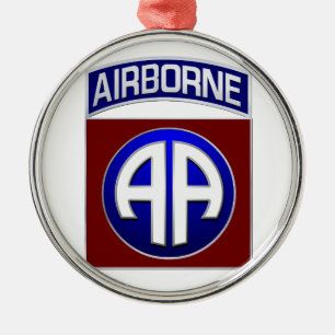 Ornamento De Metal 82ª Divisão de Combate Americano