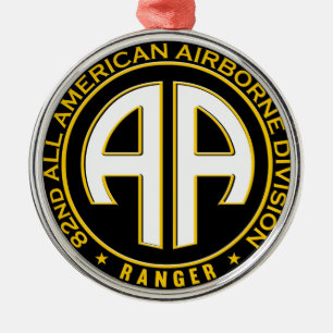 Ornamento De Metal 82º Patch Casual de Todos os Aviões Americanos