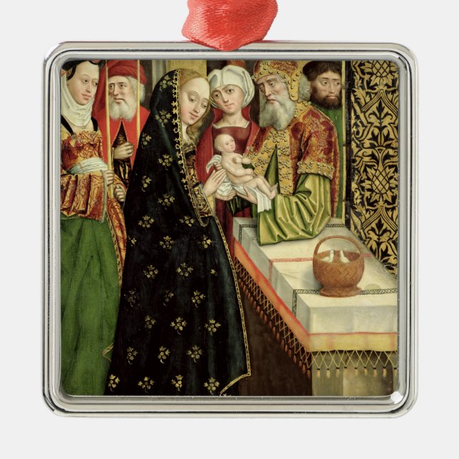 Ornamento De Metal A apresentação no templo (Frente)