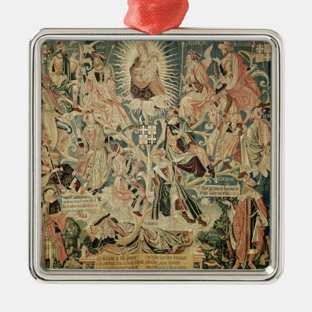 Ornamento De Metal A árvore de Jesse (Frente)