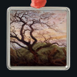 Ornamento De Metal A árvore dos corvos, 1822<br><div class="desc">A árvore dos corvos,  1822% pipe% pelo lugar da arte de Caspar David Friedrich |: Louvre,  número de coleção alemão da imagem do artista | de Paris,  France |: XIR15999</div>