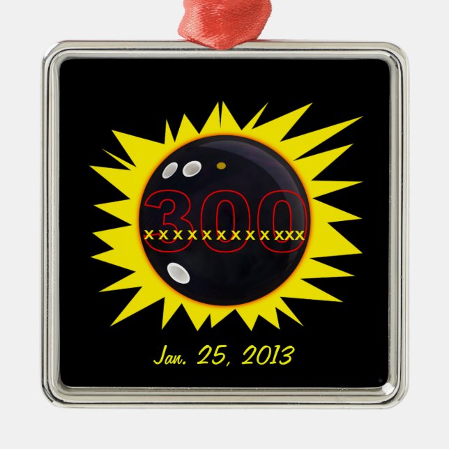 Ornamento De Metal A Boliche perfeita, com 12 X (Frente)