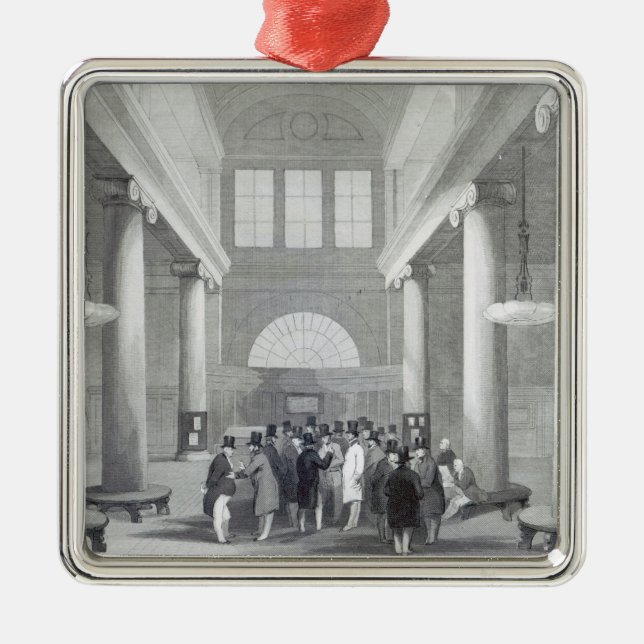 Ornamento De Metal A bolsa de valores (Frente)