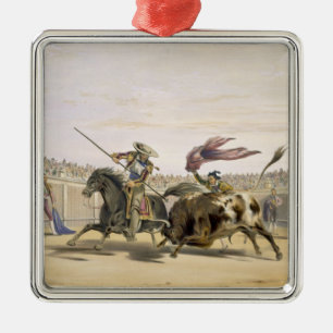 Ornamento De Metal A Bull que Segue-acima a carga, 1865 (cor