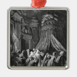 Ornamento De Metal A cerimónia da ir-à-cama da noiva