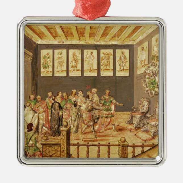 Ornamento De Metal A conquista de México (Frente)