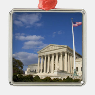 Ornamento De Metal A construção da corte suprema dos Estados Unidos