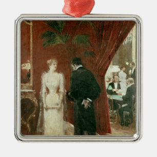 Ornamento De Metal A conversa privada, 1904