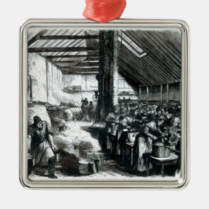 Ornamento De Metal A cozinha de sopa de Spitalfields, 1867