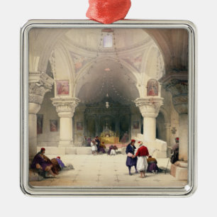 Ornamento De Metal A cripta do Sepulchre santamente, Jerusalem,