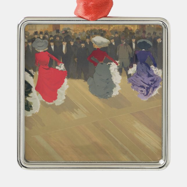 Ornamento De Metal A dança das mulheres Poder-Pode (Frente)