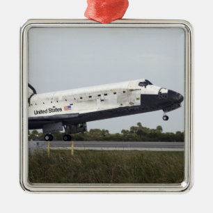 Ornamento De Metal A descoberta do vaivém espacial toca para baixo
